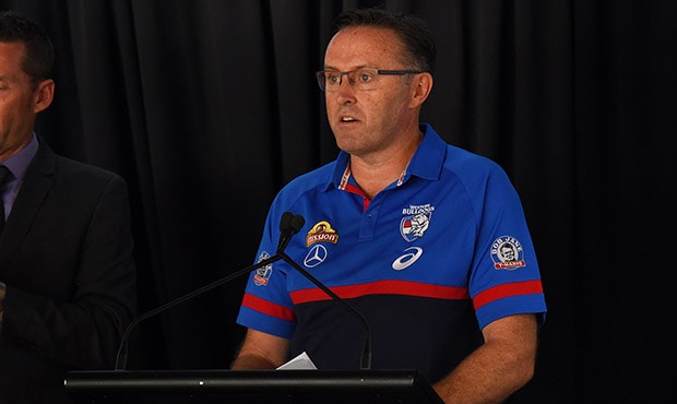 HERO_Nolan_DSC_5902.jpg Director Chris Nolan (above) addresses the Annual General Meeting held at Victoria Unversity Whitten Oval. - Easton Wood,Western Bulldogs